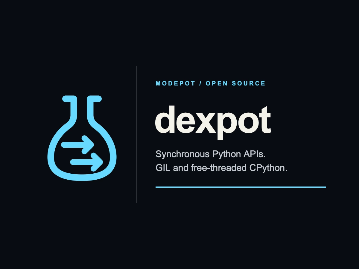 Minimal Dexpot lockup using its ModePot family mark
